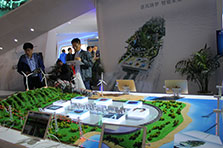 风能展展台一隅
